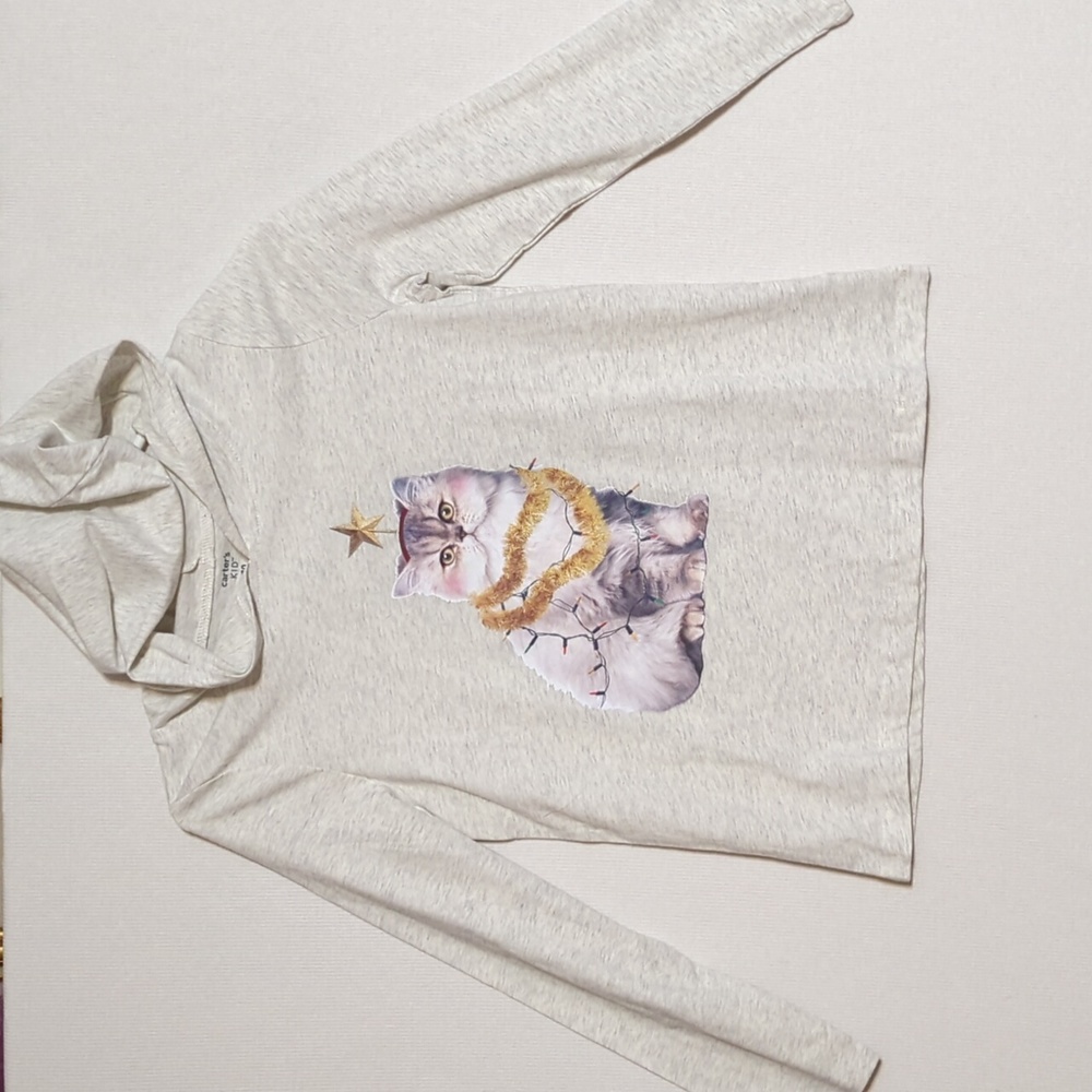 Girls Top Bundle size 10/12 Carter's Fox Sweater People's Project LA Thermal 613 - Picture 6 of 7